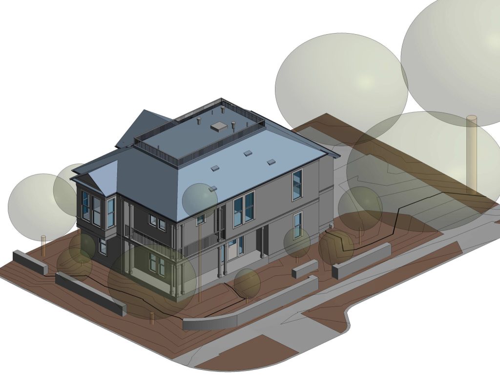 yountville residence as built plans 3D BIM model by 3dvdt
