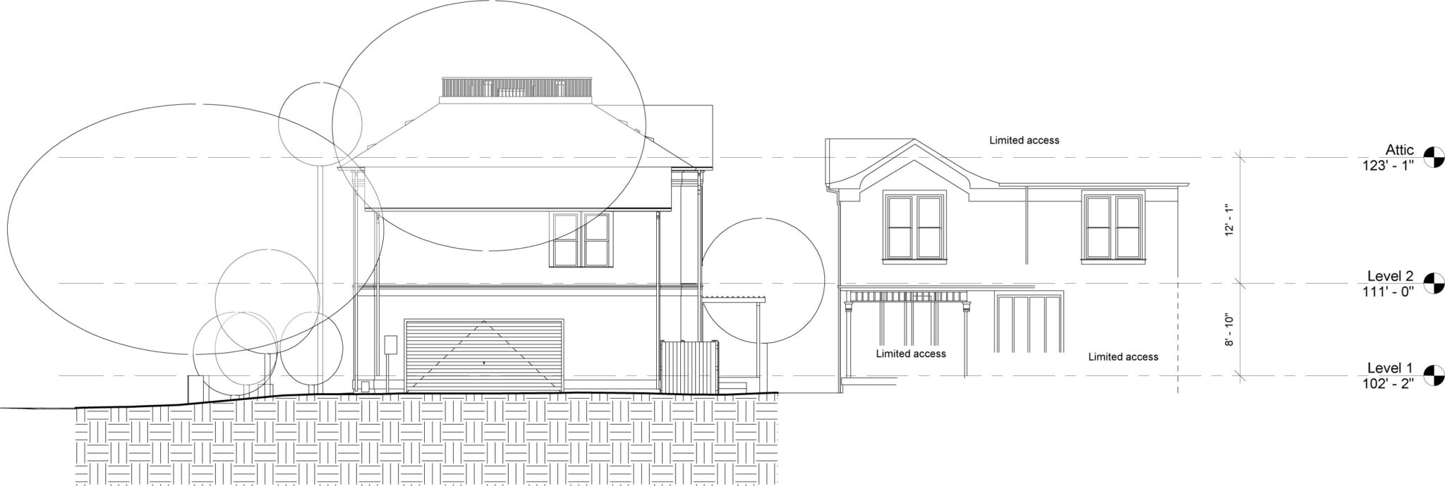 yountville residence elevation as built plans by 3dvdt